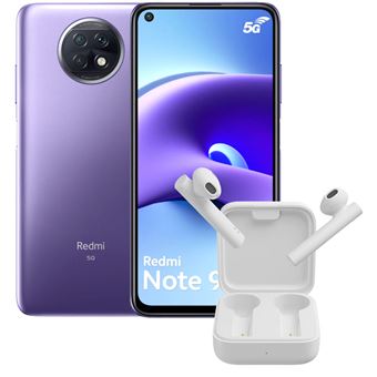 XIAOMI REDMI NOTE 9T 5G 128GB PURPLE + MI TRUE WIRELESS EARPHONES