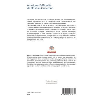 Améliorer l'efficacité de l'Etat au Cameroun