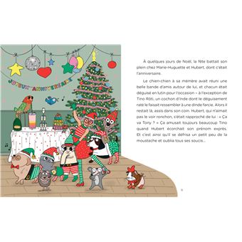 Hubert chien-chien à sa mémère -Qui a volé Noël ?