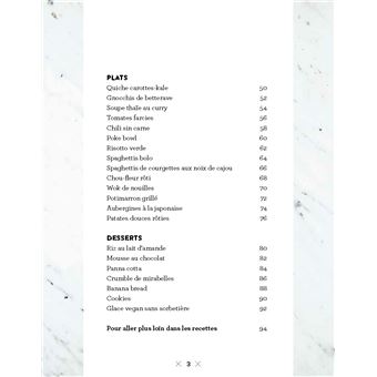 Plats vegan en 4 ingrédients