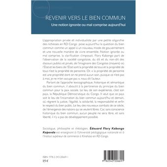Revenir vers le bien commun