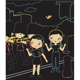 Minimiki - Ma pochette cartes à gratter et à colorier - Kate au Royaume-Uni