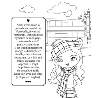 Minimiki - Ma pochette cartes à gratter et à colorier - Kate au Royaume-Uni