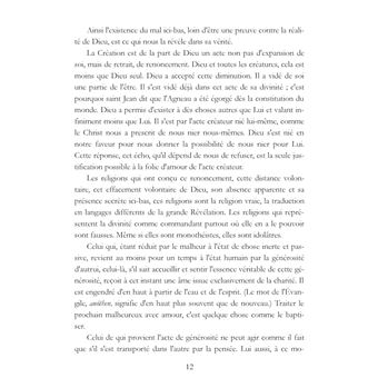 Les Formes de l'amour implicite de Dieu