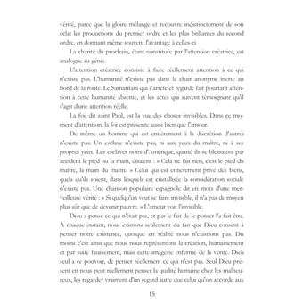 Les Formes de l'amour implicite de Dieu