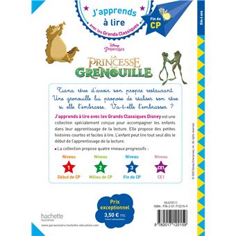 Disney - La princesse et la grenouille CP niveau 3
