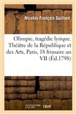 Olimpie, tragédie lyrique en 3 actes, poème