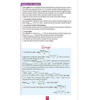 Objectif BAC Fiches détachables Spécialité PHYSIQUE CHIMIE TLE