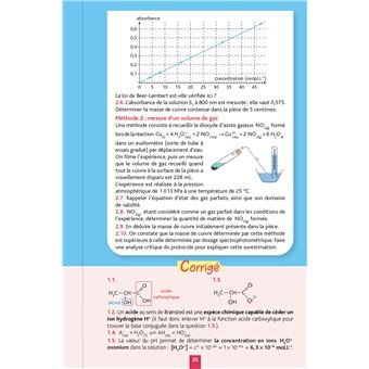 Objectif BAC Fiches détachables Spécialité PHYSIQUE CHIMIE TLE
