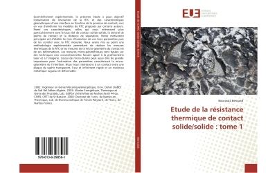 Etude de la resistance thermique de contact solide/solide :