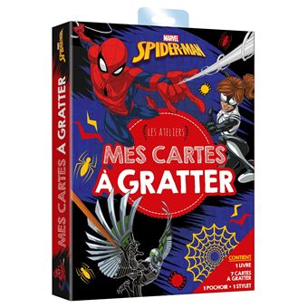 SPIDER-MAN - Pochette Les Ateliers - Mes cartes à gratter - MARVEL