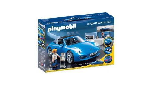 Playmobil lot de 2 rétroviseurs bleu pour porsche targa 911 ref:5991 