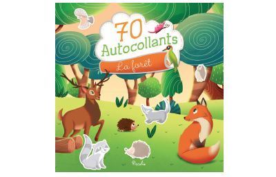 La forêt - 70 Autocollants - Giulia Bragaglia - broché