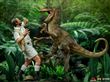 Figurine Jurassic Park Muldoon et Velociraptor