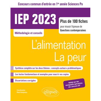 Concours commun IEP 2023