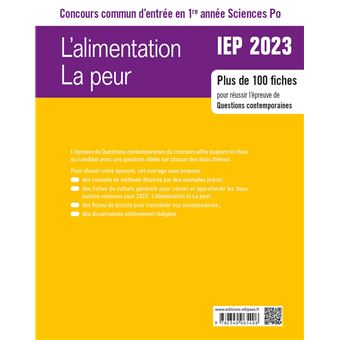 Concours commun IEP 2023