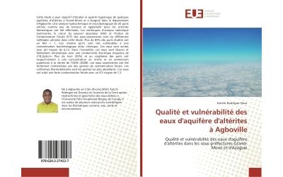 Qualité et vulnérabilité des eaux d'aquifère d'altérites à Agboville