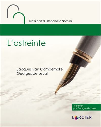 L'astreinte - Georges de Leval - broché