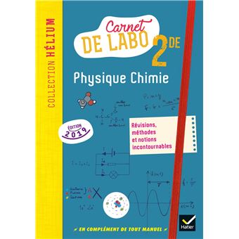 Physique chimie 2de - Éd. 2019 - Carnet de labo