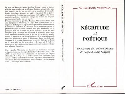 Negritude et poetique lecture oeuvre critique de senghor