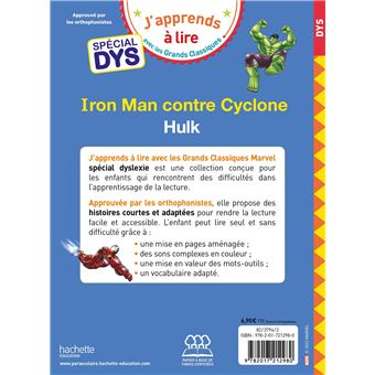 Disney -Marvel - Spécial DYS (dyslexie) Hulk/Iron Man contre Cyclone