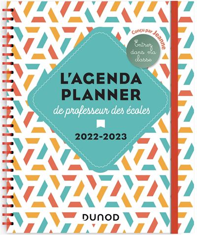 Mon AGENDA de Professeur des Écoles 2021 - 2022: Carnet de Bord Enseignant  - Agenda Licorne semainier souple - Planner pour organiser son travail tout  au long de l'année scolaire 2021 - 2022 - Idée ca 