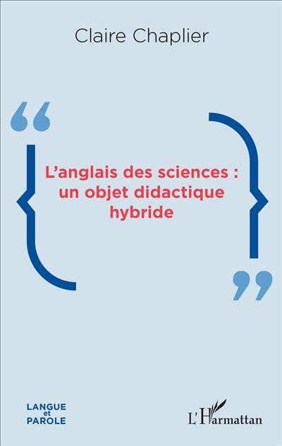 L'anglais des sciences, un objet didactique hybride