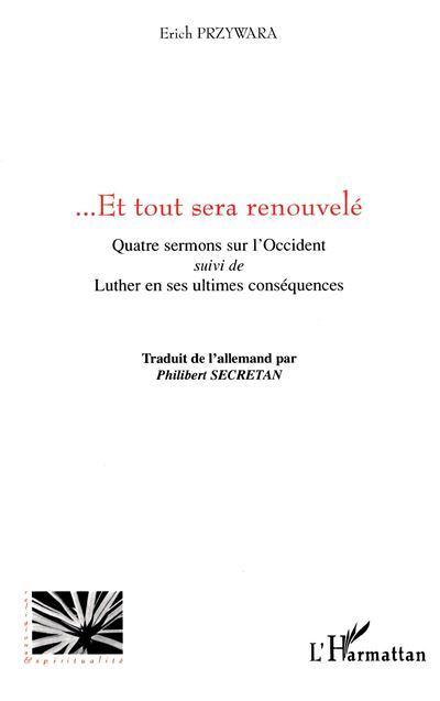 Et tout sera renouvelé