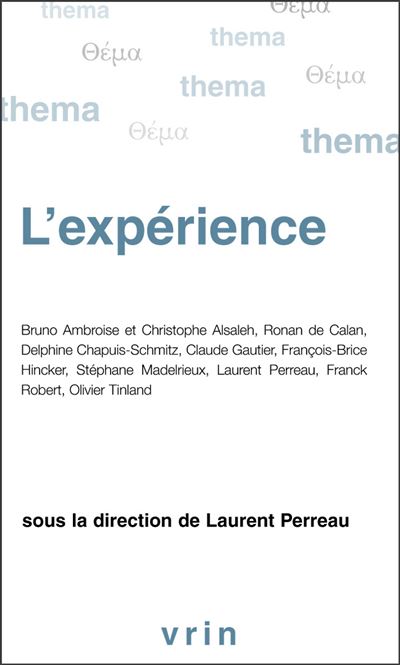 L'expérience - Franck Robert - broché