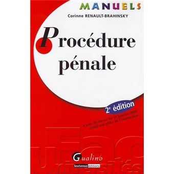 Manuel - procédure pénale - 2ème édition