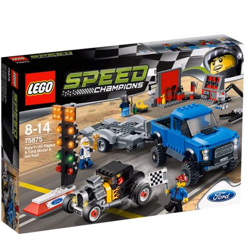 LEGO® Speed Champions 75875 Ford F-150 Raptor et le Bolide Ford Modèle A État correct - Lego reconditionné disponible sur Fnac
