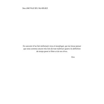 Une fille de l'au-delà