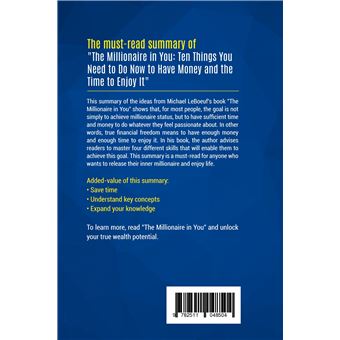 Summary: The Millionaire in You