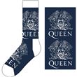 Chaussettes Unisex Queen White Crests Bleu Navy