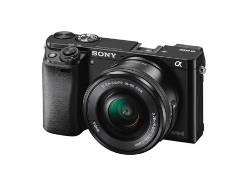 Appareil photo hybride Sony Alpha A6000 noir + objectif E PZ 16-50mm f/3,5-5,6 OSS noir