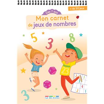 Mon carnet de jeux de nombres