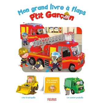P'tit Garçon : puzzle le camion de pompier de Léon - Collectif