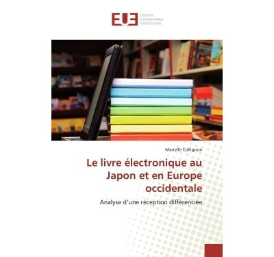 Le livre electronique au japon et en europe occidentale - an