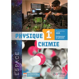 Éd Livre élève 2019 Physique chimie 1re 