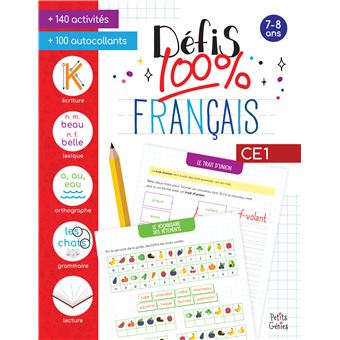 Défis 100% français CE1