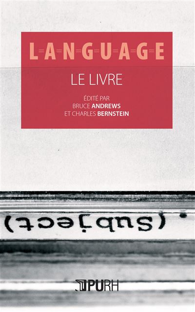 L A N G U A G E Le Livre Broche Bruce Andrews Charles Bernstein Achat Livre Fnac