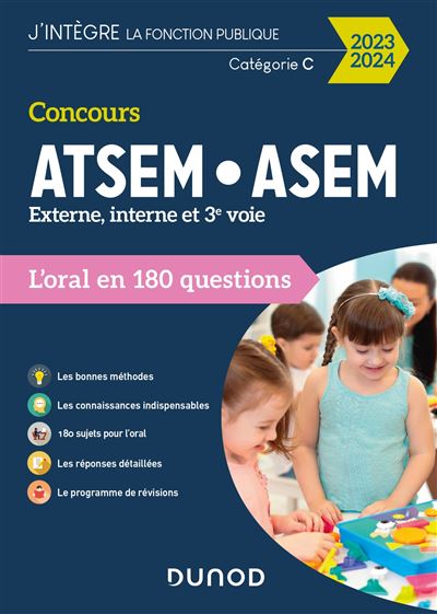 Concours atsem/asem 2019-2020 l'oral en 160 questions