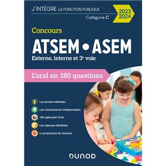 Concours ATSEM/ASEM 2023/2024
