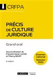 Précis de culture juridique - CRFPA - Examen national Session 2022