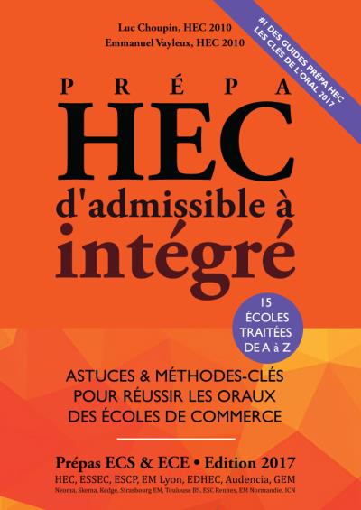 Prépa HEC d'admissible à intégré