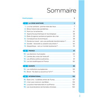 Toute l'actu 2020 - Sujets et chiffres clefs de l'actualité - 2021 mois par mois