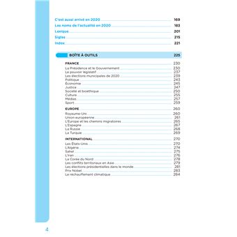 Toute l'actu 2020 - Sujets et chiffres clefs de l'actualité - 2021 mois par mois