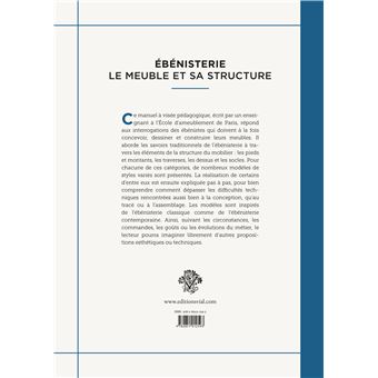 Ébénisterie : le meuble et sa structure