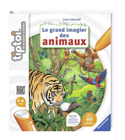 Livre interactif Tiptoi Ravensburger Le Grand Imagier des Animaux