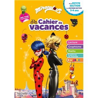 Miraculous - De la Petite à la Moyenne section - Cahier de vacances 2022